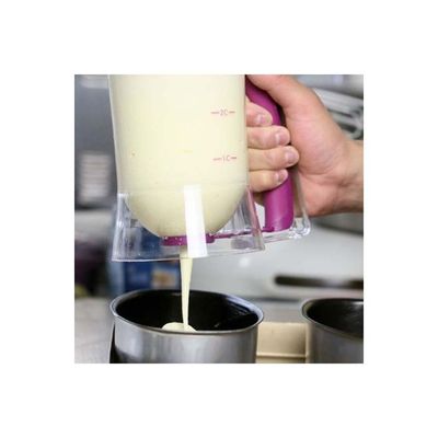 Cake Batter Measuring Dispenser Pink 16x11x18.5centimeter