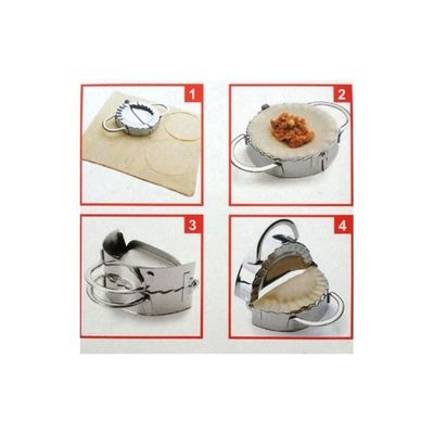 Stainless Steel Dumpling Maker Silver 9.7centimeter