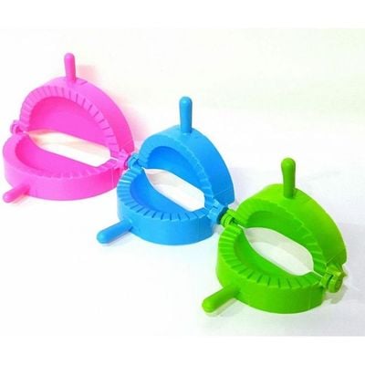 3-Piece Pie Making Moulds Set Multicolour 12 x 8 x 3cm