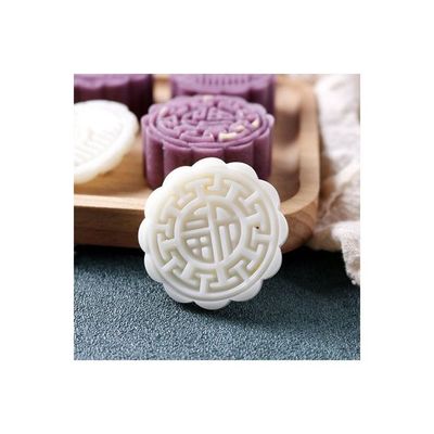 Eco-Friendly ABS Mooncake Mould With Accessories White 14.0x5.0x5.0cm