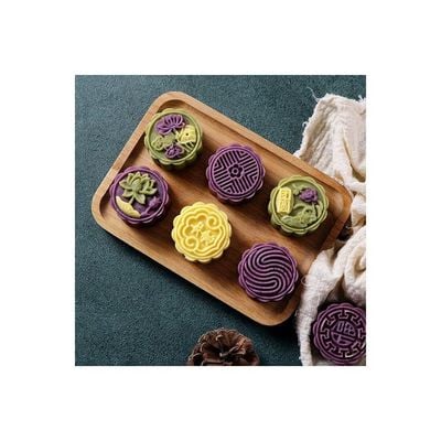 Eco-Friendly ABS Mooncake Mould White 14.0x5.0x5.0cm