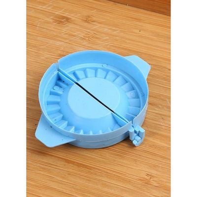 DIY Manually Dumplings Pastries Mold Blue 10x8x2.5centimeter