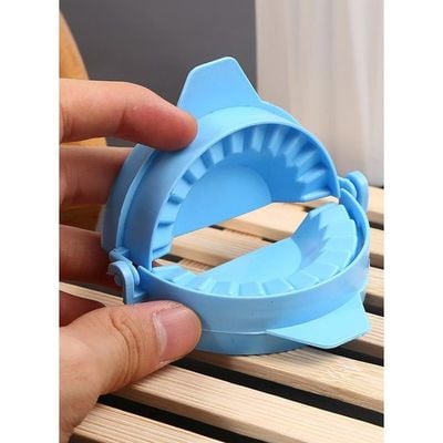 DIY Manually Dumplings Pastries Mold Blue 10x8x2.5centimeter