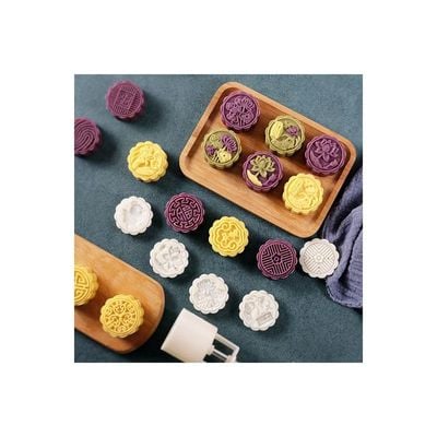 Mid-Autumn Festival Moon Cake Making Mould White 14x5x5cm