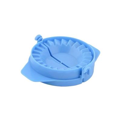 Plastic Dumpling Maker Mould Blue 10.5x7centimeter