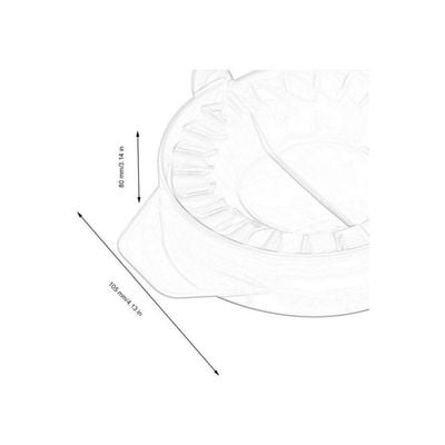 Manual Dumpling Mould Blue 105x90millimeter