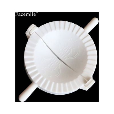 3-Piece Dough Pastry Dumpling Mould White 9 x 5 x 9cm