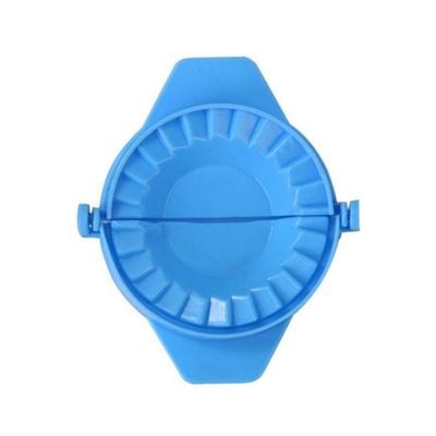 Plastic Dumpling Maker Mould Blue 11x8x2cm