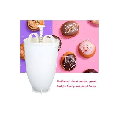 Plastic Donut Maker White 18x10x10cm