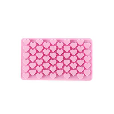 Heart Shape Silicone Moulds Pink 55g