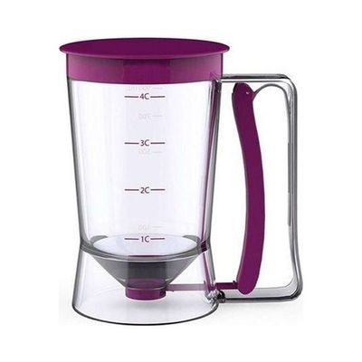 Baking Tool Pancake Batter Dispenser Clear/Purple 11X17X18.5cm