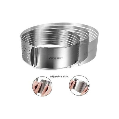 Cake Slicing Ring Silver