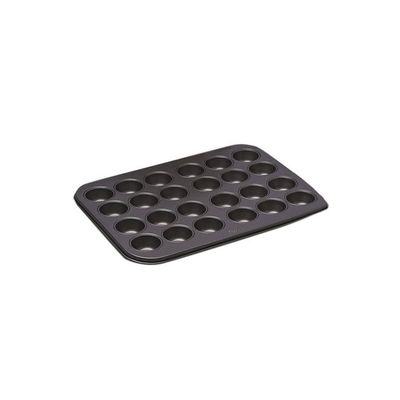 24 Grid Mini Cup Cake Mould Black 36X24centimeter