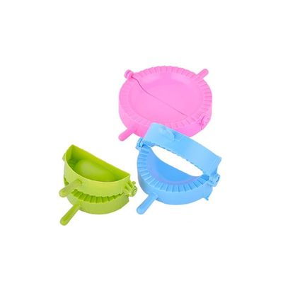 3-Piece Platic Momos Mold Multicolour 10centimeter