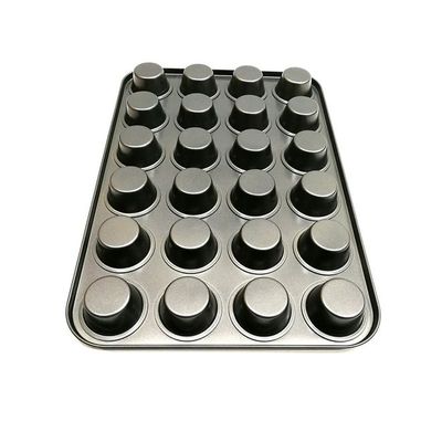 24 Grid Mini Cup Cake Mould Multicolour 38X26centimeter