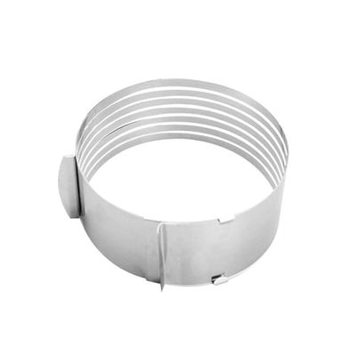 Retractable Circle Baking Cake Ring Silver