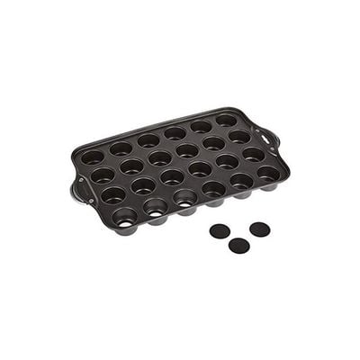 Non-Stick Muffin Mould Black