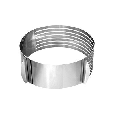 Stainless Steel Adjustable Cake Slicer Silver 200millimeter