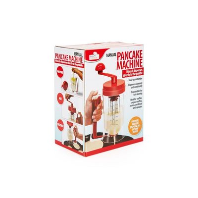 Manual Pancake Machine Red/Clear