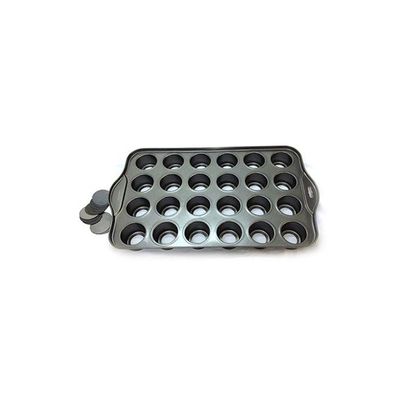 24-Grid Mini-Cheesecake Pan Grey 500ml 24-Grid Mini-Cheesecake Pan Grey 500ml