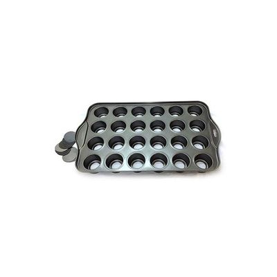 24-Grid Mini-Cheesecake Pan Grey 500ml