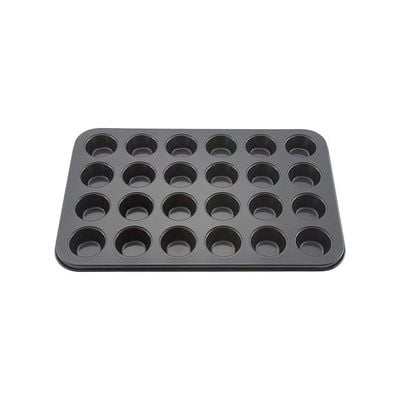 24 Grid Mini Cup Cake Mould Black 36X24centimeter