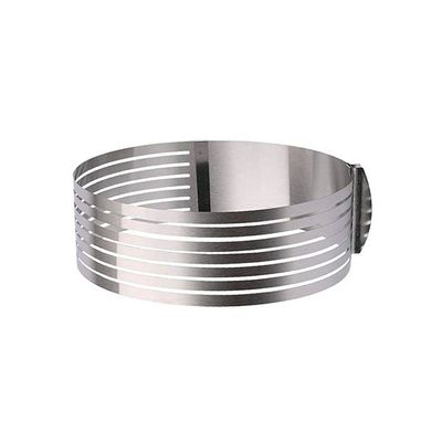 Adjustable Layer Cake Ring Mould Silver 12inch