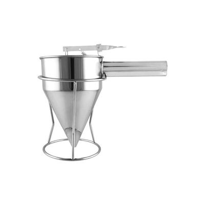 Stainless Steel Hopper With Stand Silver