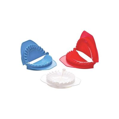 3-Piece Dumpling Dough Set Red/Blue/White