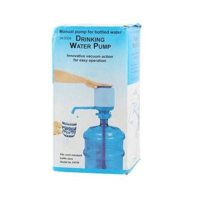 Drinking Water Pump White/Blue 17x9x9centimeter