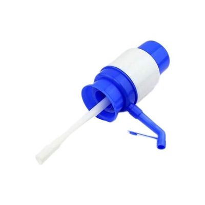 Water Bottle Pump Dispenser White/Blue 12centimeter