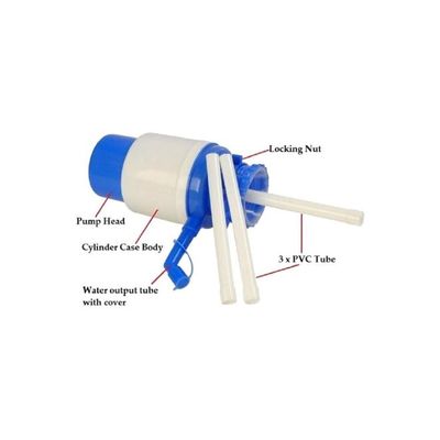 Manual Water Pump Blue/White 7.8x3.8inch