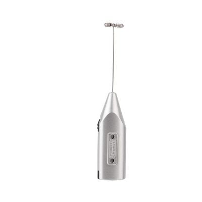 Handheld Milk Frother Silver/Black 20x4x2.5centimeter