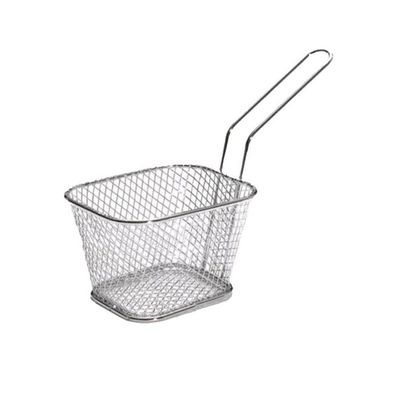 Mini French Fries Basket Silver