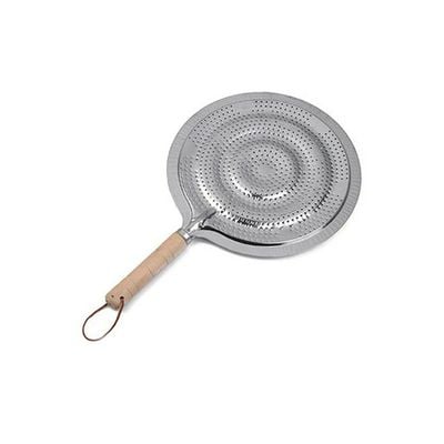 Aluminium Simmer Ring Heat Diffuser Silver/Beige 32x21centimeter