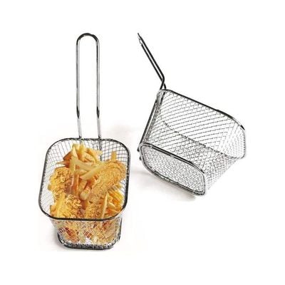 Mini Fry Basket Silver