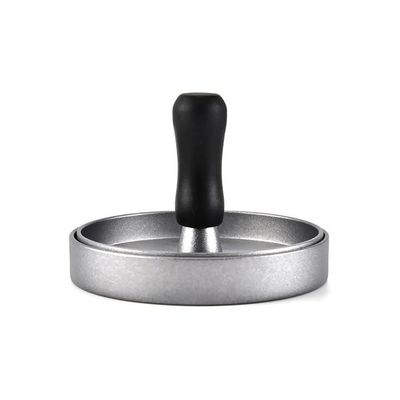 Non Stick Burger Press Patty Maker Grey/Black 11x9.5x9.5centimeter