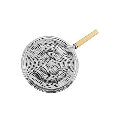 Aluminium Simmer Ring Heat Diffuser Silver/Beige 32x21centimeter