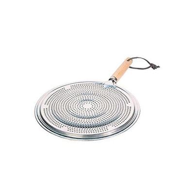 Aluminium Simmer Ring Heat Diffuser Silver/Beige 32x21centimeter