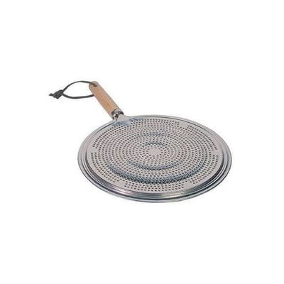 Aluminium Simmer Ring Heat Diffuser Silver/Beige 32x21centimeter