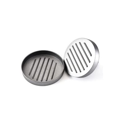 Non-Stick Burger Press Silver/Black 11x9.50x9.50centimeter