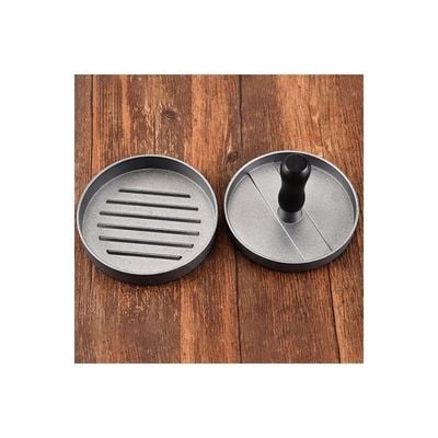 Non-Stick Burger Press Silver/Black 11x9.50x9.50centimeter