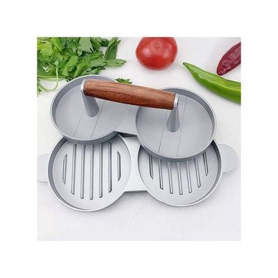 Double Burger Press Hamburger Patties Maker Multicolour 28.5centimeter