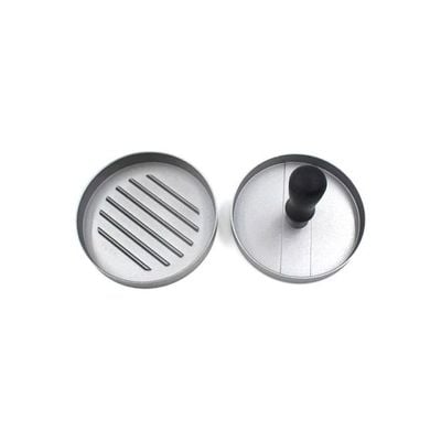 Aluminium Burger Press Silver/Black 34.8centimeter