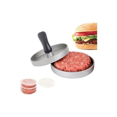 Aluminium Burger Press Silver/Black 34.8centimeter