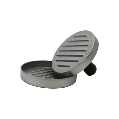 Aluminium Burger Press Silver/Black 34.8centimeter