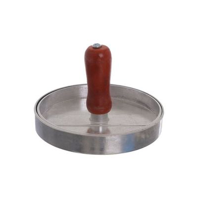 Non-stick Burger Press Silver/Burgundy 2x11.5centimeter Non-stick Burger Press Silver/Burgundy 2x11.5centimeter