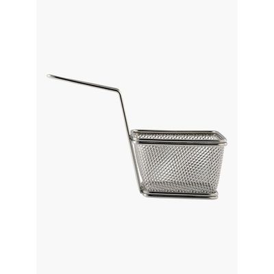 Berlyn Square Fry Basket Silver 7centimeter