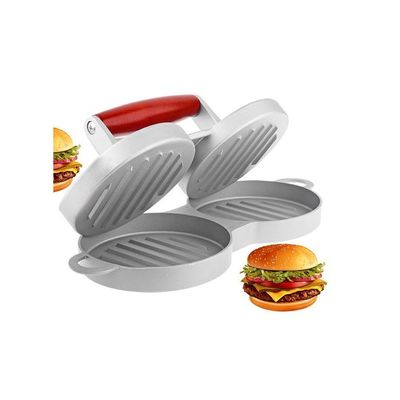 Double Burger Press Hamburger Patties Maker Multicolour 29centimeter