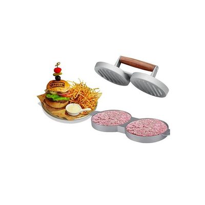 Double Burger Press Hamburger Patties Maker Multicolour 29centimeter